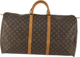 Louis Vuitton Pre-owned Weekend Bags, female, Brown, Size: ONE SIZE Pre-owned Keepall Travel Bag