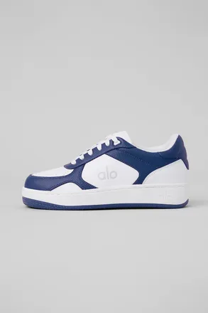 Alo Recovery Mode Sneaker in Navy/White Blue, Size: 15M/16.5W