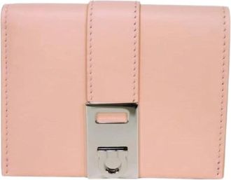 Ferragamo Pre-owned Wallets, female, Pink, Size: ONE SIZE Pre-owned Leather Wallet