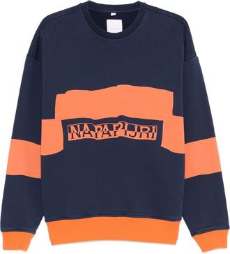 Napapijri Logo Striped Sweatshirt