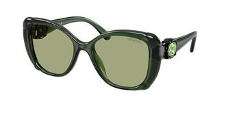 Swarovski SK6051U 104382 Womens Sunglasses Green Size 53