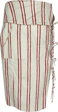 Altuzarra Obi Midi Skirt in White Cotton