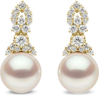 Yoko London Orecchini Duchess con diamanti e perle - Oro