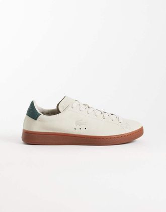 Lacoste Carnaby Set sneaker con suola in gomma bianca-Bianco