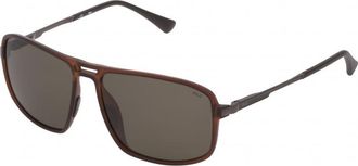 Fila Mens SF9329-587F7P SF9329 58 587F7P Sunglasses - Brown - One Size