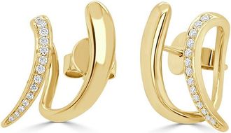 Sabrina Designs 14K 0.17 Ct. Tw. Diamond Hoop Earrings