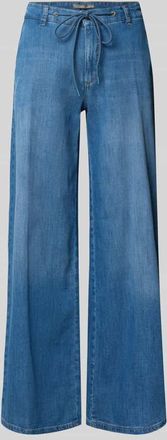 M.A.C Straight Leg Jeans mit Tunnelzug Modell CHarly in Hellblau, Gr&ouml;&szlig;e 36/32