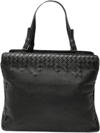 Bottega Veneta Pre-owned Tote Bag - Dames - Vintage Handtas - Zwart - ONE Size - Leer - Vintage