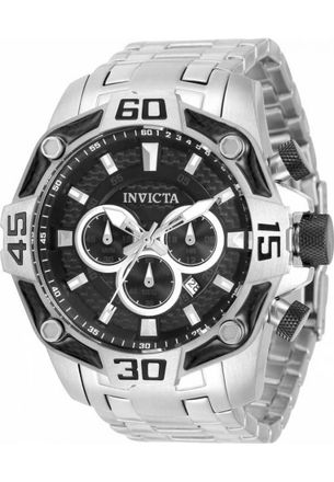 Invicta IN-33844 Mens Pro Diver Watch - Silver - One Size