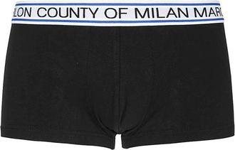 Marcelo Burlon Ondergoed, Heren, Zwart, S, Katoen, Katoenen Boxers Set Elastische Band