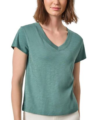Lilla P Relaxed Short Sleeve V-Neck T-Shirt