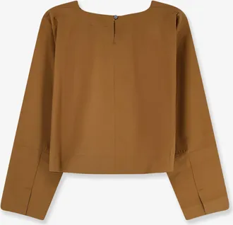 SOEUR Womens Cotton Shirt Armand Brown