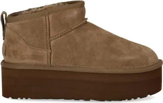 UGG STIVALE CLASSIC ULTRA MINI PLATFORM LIGHT BRONZE UGG