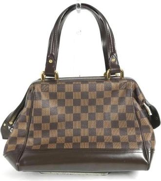 Louis Vuitton Pre-owned Damier Canvas Tote Bag - Dames - Vintage Handtas - Bruin - ONE Size - Vintage