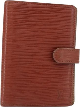 Louis Vuitton Pre-owned Vintage Portemonnee - unisex - Vintage Accessoires - Bruin - ONE Size - Leer - Vintage