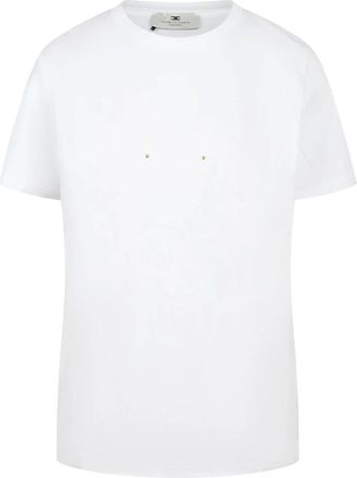 Elisabetta Franchi Mujer, Camisetas, Blanco, Talla: S