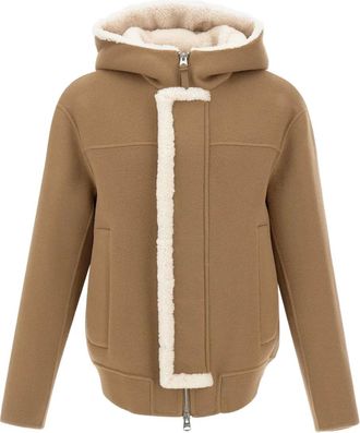 Mackage Jay jack met lammy capuchon - Bruin