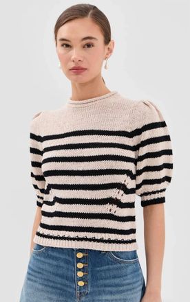 Ulla Johnson Pia Top In Sailor Stripe