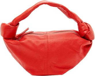Bottega Veneta Red Calfskin Double Knot Mini Bag (Authentic Pre-Loved)