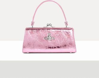 Vivienne Westwood Doll XL Bag Metallic Crinkle Light-pink