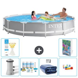 Intex Piscina Prism Frame Redonda - 366x76 Cm - 7-piezas S282