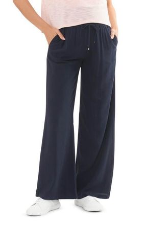Ripe Marlow Shirred Pant in Navy at Nordstrom, Size X-Small 30 Au