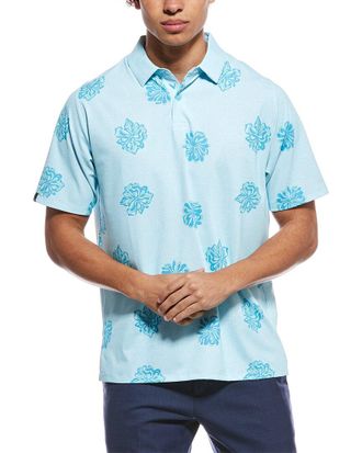 Callaway Bunker Floral Print Polo Shirt