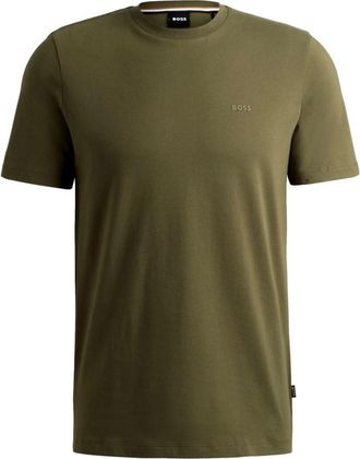 HUGO BOSS Thompson 01 - Heren - T-shirts - Groen - L - Katoen - Tops