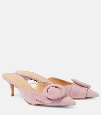 Gianvito Rossi Mules Portofino 55 in suede