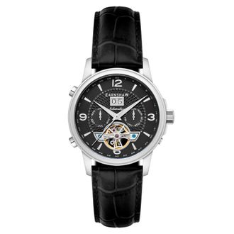 Earnshaw Marylebone Black Dial Mens Watch ES-8177-01