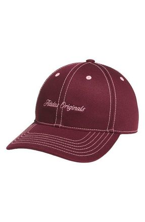 adidas Signature Baseball Cap in Shadow Red/Pink Spark at Nordstrom