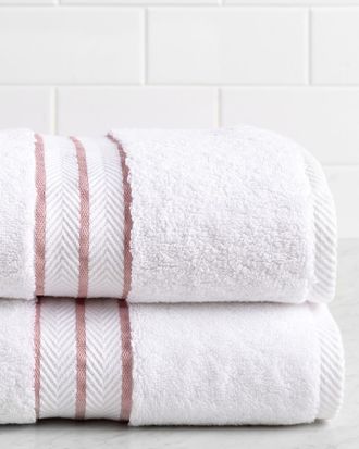 Superior Solid Long-Staple Combed 2Pc Bath Turkish Cotton Towel Set