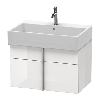 Duravit Duravit Vero Air Mueble De Pared 68,4 X 43,1 Cm, 1 Caj&oacute;n, 1 Extra&iacute;ble, Para Vero Air 235070, Color (frente/cuerpo): Decoraci&oacute;n Blanca De Alto Brillo -