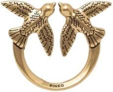 Pinko Pinko, Accessoires, Dames, Wit, M, Leer, Love Berry H4 Riem