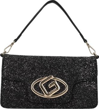 Ga&euml;lle Paris Schoudertas van Imitatieleer en Glitter - Dames - Schoudertassen - Zwart - ONE Size - Leer - Tassen