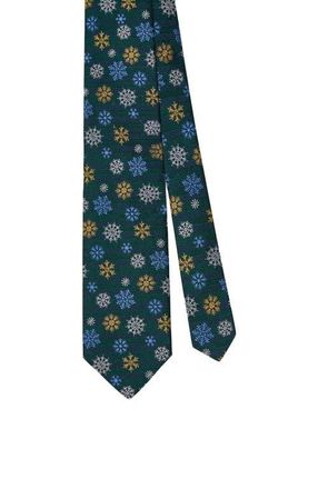 Robert Talbott Robert Snowflake Best of Class Necktie in Green at Nordstrom