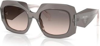 Prada B23S Zonnebril - Dames - Zonnebrillen - Grijs - 54 MM - Accessoires