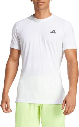 adidas FreeLife Tennis T-Shirt in White at Nordstrom Rack, Size X-Large