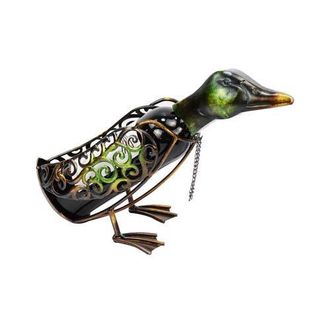Beachcombers Metal Mallard Duck Bottle Holder 14.15 in Green at Nordstrom