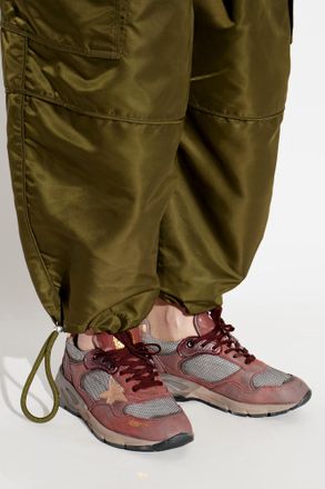 Golden Goose Running Dad Sports Shoes, Womens, Burgundy