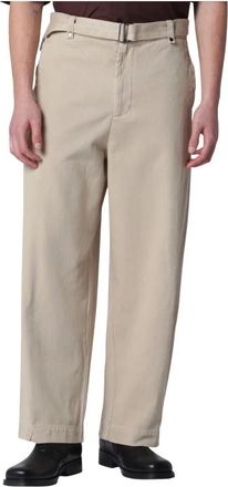Entire studios Gully Pant - Heren - Straight fit broeken - Beige - M - Katoen - Broeken