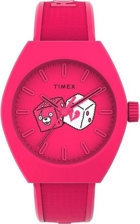Timex Urban Pop x Fortnite 40mm Quartz Horloge - Heren - Horloges - Roze - ONE Size - Accessoires