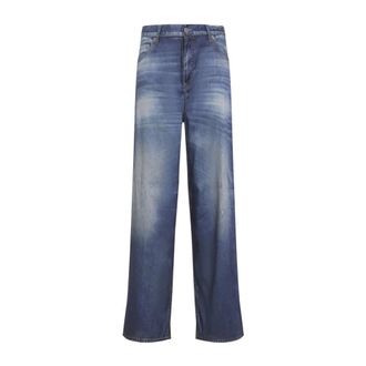 Golden Goose Peggy Jeans - female - Golden Goose - Straight Fit Jeans - Blue - M - Jeans