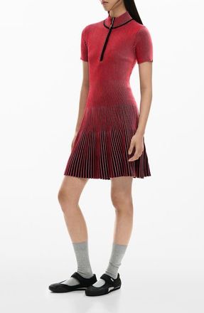 Desigual Stripe Minidress in Red at Nordstrom, Size Medium