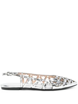 Ash Mirror ballet flats - Silver