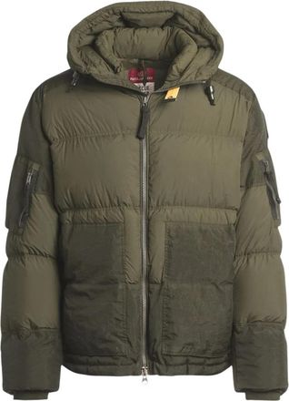 Parajumpers Tomcat Groene Donsjas - Heren - Winterjassen - Groen - S - Leer - Jassen