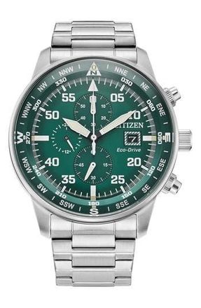 Citizen Chronograph Eco-Drive Bracelet Watch, 44mm x 12mm in Silver at Nordstrom Rack