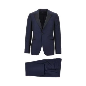 Ermenegildo Zegna Wool and mohair evening tailored suit Man 46