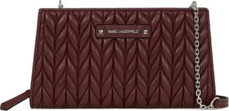 Karl Lagerfeld Portafoglio con tracolla K/Weave - Rosso