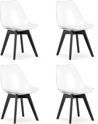 OEM Silla Mark - Patas Transparentes / Negras X 4